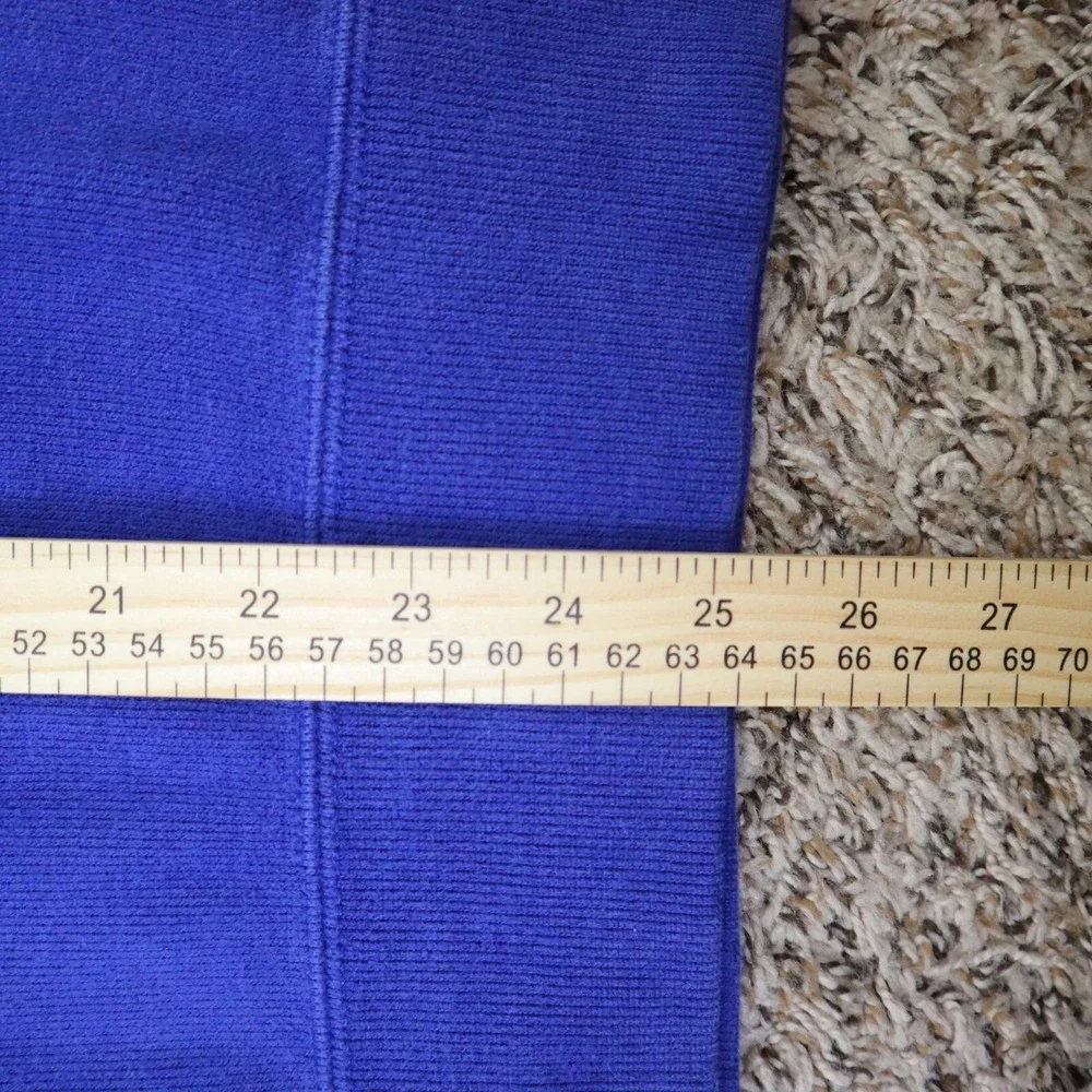 Vintage Polo Ralph Lauren Shawl Neck Sweater Blue 100% Cotton Men's Large‎ 24x25